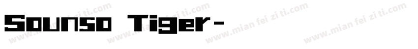 Sounso Tiger字体转换
